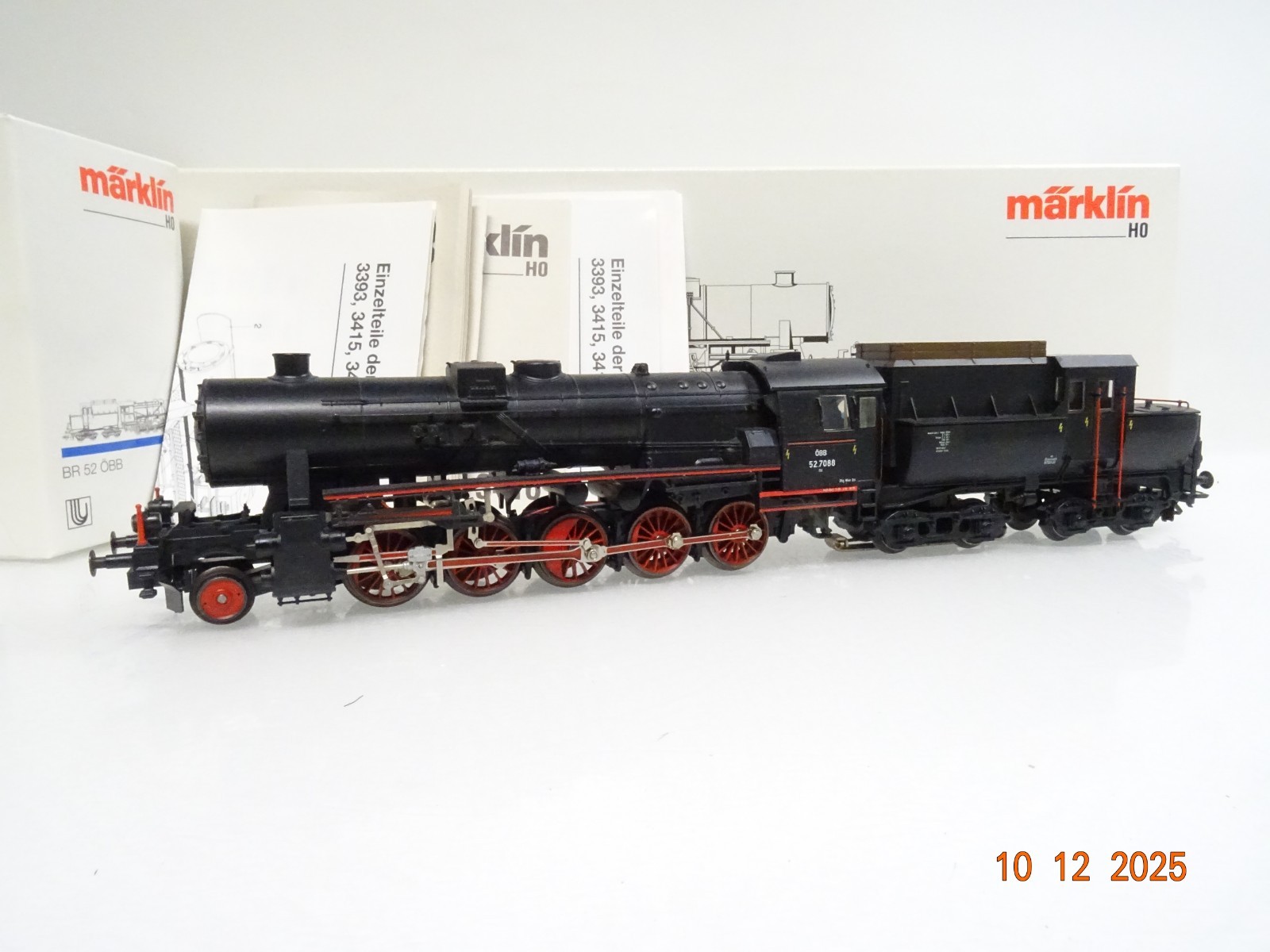 Märklin H0 3416 Österreich Dampflok BR 52 7080 der ÖBB Delta in OVP JL4986