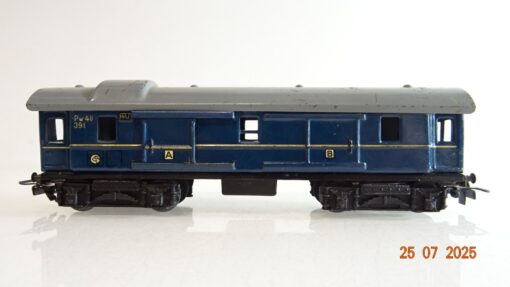 Märklin H0 344J Gepäckwagen mit Gußdrehgestelle Blech PR9259 o. – Bild 3