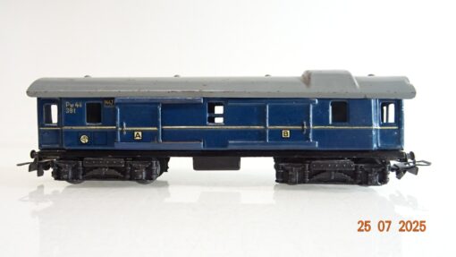 Märklin H0 344J Gepäckwagen mit Gußdrehgestelle Blech PR9259 o.