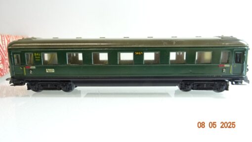 Märklin H0 346/1 Personenwagen 2.Kl.  Blech in OVP PR7486 – Bild 3