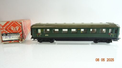 Märklin H0 346/1 Personenwagen 2.Kl.  Blech in OVP PR7486