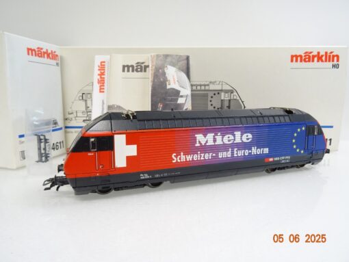 Märklin H0 34611 Schweiz E-Lok 460 019-3 Miele der SBB Delta in OVP JL946