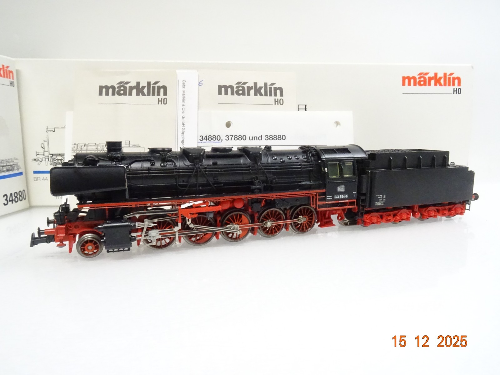 Märklin H0 34880 Dampflok BR 044 534-6 der DB Delta in OVP JL5106