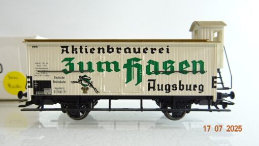 Märklin H0 34900 Bierwagen Actienbrauerei Zum Hasen DR in OVP PR9024 – Bild 3