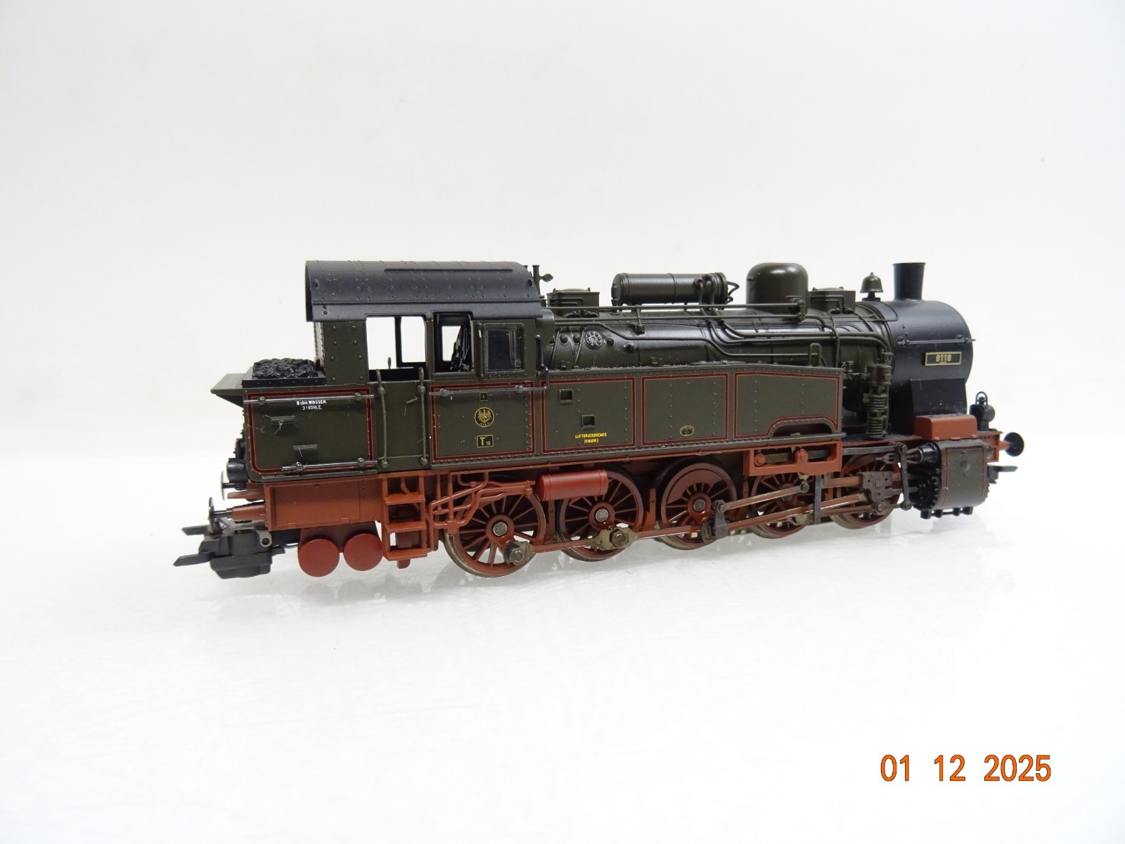 Märklin H0 37166 Dampflok T 16.1 der K.P.E.V. Sound Mfx in OVP JL4796 – Bild 3