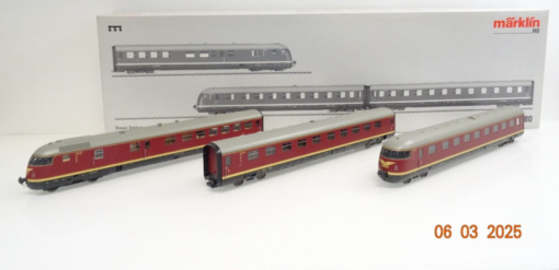 Märklin H0 39080 Dieseltriebwagen VT 08.5 DB Mfx Sound SoftDrive in OVP LE9208