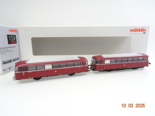 Märklin H0 39984 Schienenbus VT98 mit Beiwagen der DB Mfx Sound in OVP LE9289