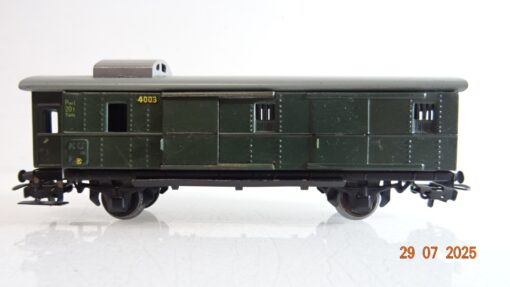 Märklin H0 4003 Gepäckwagen Blech PR9339 o.