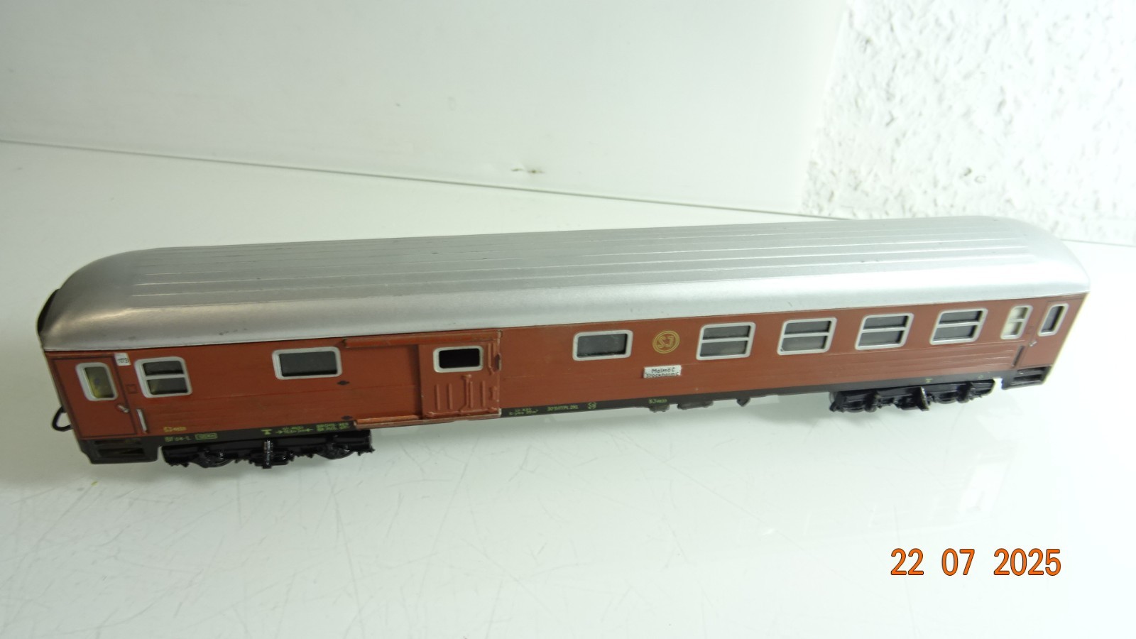 Märklin H0 4031 Schnellzugwagen mit Gepäckabteil der SJ, siehe Foto RR2556 o. – Bild 3
