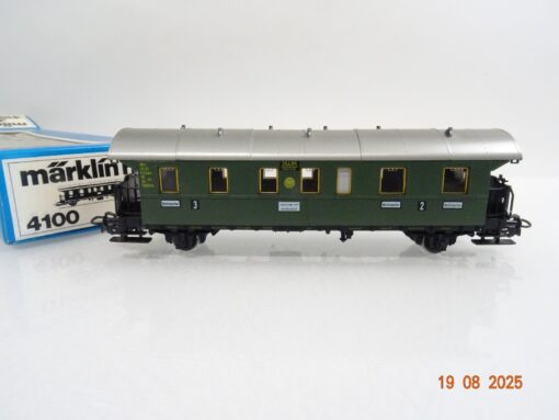 Märklin H0 4100 Personenwagen Donnerbüchse 2./3. Klasse der DRG in OVP RR3061