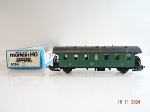 Märklin H0 4114 Personenwagen 2.Kl. der B  in OVP PR3960 – Bild 3