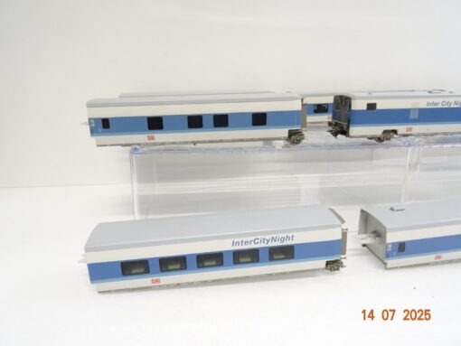 Märklin H0 41771 + 41772 Wagenset 9tlg. Talgo Hotelzug InterCityNight JL1490 o. – Bild 3