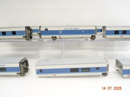 Märklin H0 41771 + 41772 Wagenset 9tlg. Talgo Hotelzug InterCityNight JL1490 o. – Bild 4