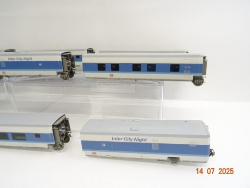 Märklin H0 41771 + 41772 Wagenset 9tlg. Talgo Hotelzug InterCityNight JL1490 o. – Bild 5
