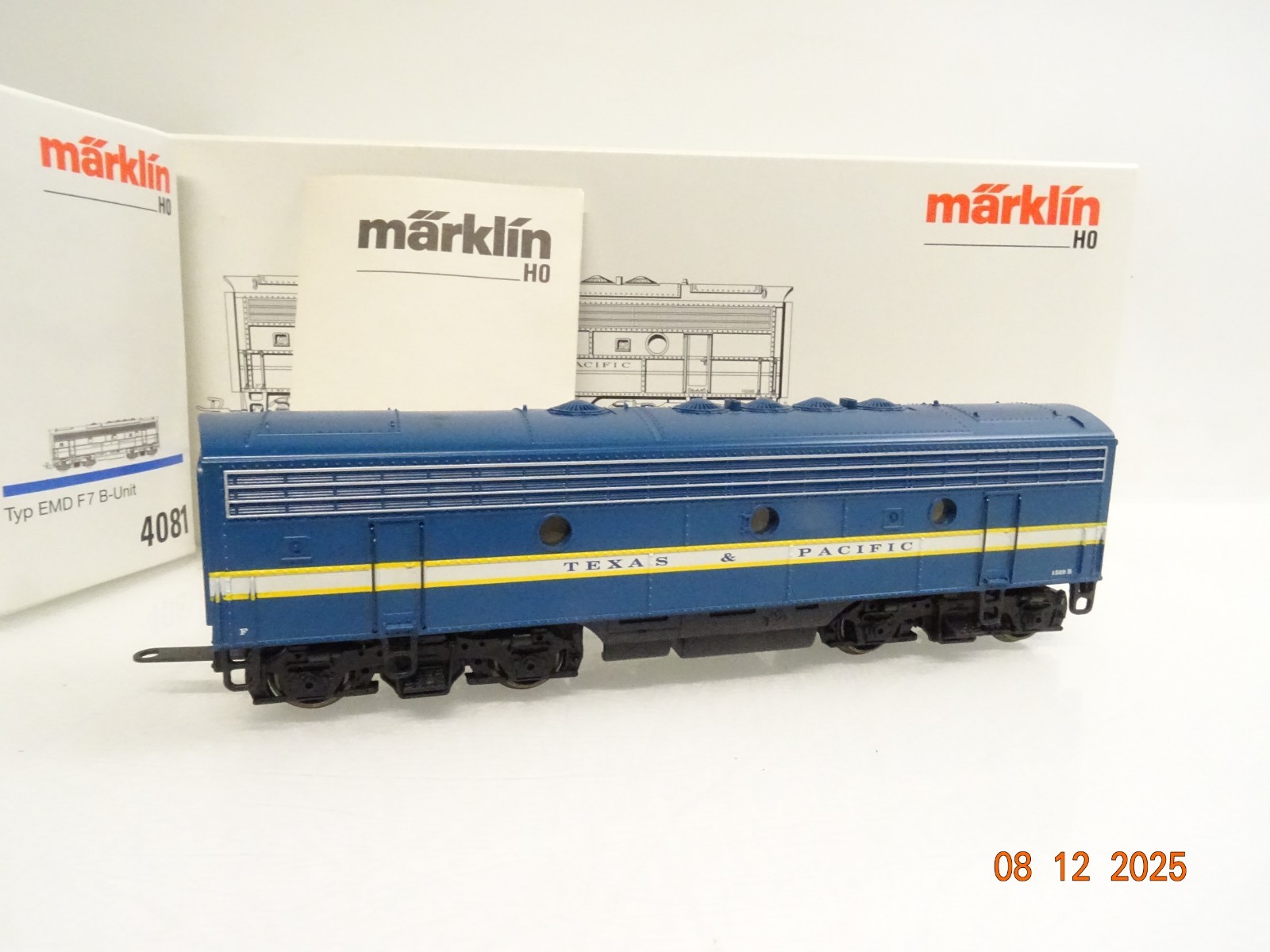 Märklin H0 4181 US Diesellok EMD F 7 B-Unit Texas Pacific in OVP JL4947