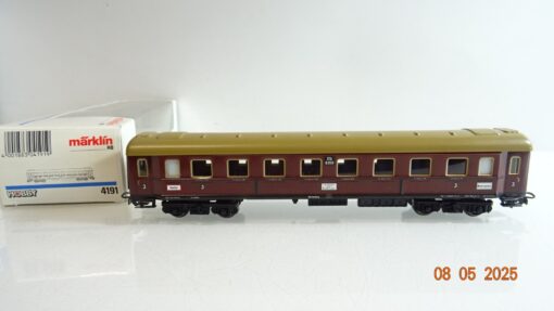 Märklin H0 4191 Personenwagen 3.Kl. Württemberg Blech in OVP PR7476