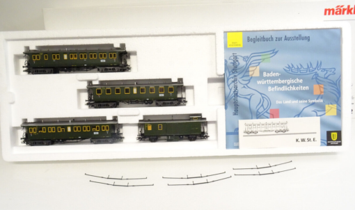 Märklin H0 42102 Wagen-Set 4tlg. Württemberg Personenzug in OVP LE3974