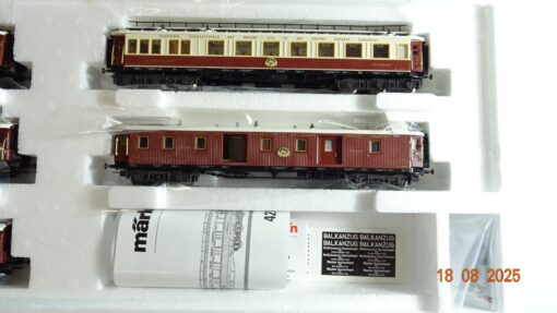 Märklin H0 42754 Internationaler Luxus-Zug um 1916 5 tlg. in OVP PR9594 – Bild 4