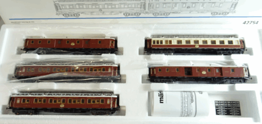 Märklin H0 42754 Internationaler Luxus-Zug um 1916 5 tlg. in OVP PR9594