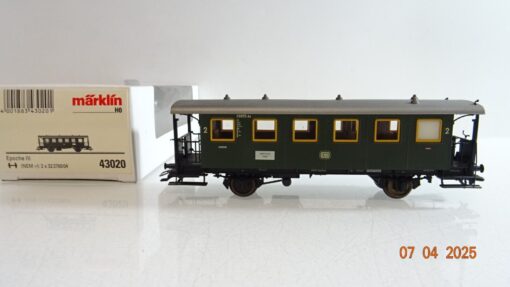 Märklin H0 43020 Personenwagen 2.Kl. der DB in OVP PR7015
