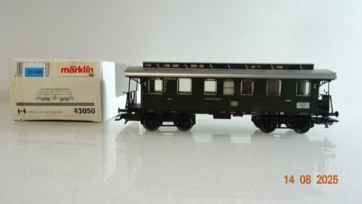 Märklin H0 43050 Personenwagen 2.Kl. der DB in OVP PR9543