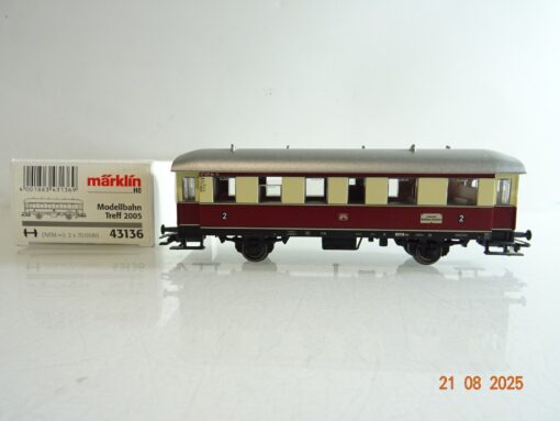 Märklin H0 43136 Personenwagen 2. Kl. Modellbahn Treff 2005 in OVP PR9706
