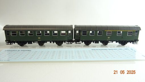 Märklin H0 43175 Umbauwagen 1./2.Kl. Personenwagen-Paar der DB in OVP PR7869 – Bild 3
