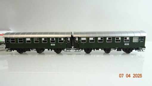 Märklin H0 43182 Umbauwagen Paar 3.Kl. der DB in OVP PR6979 – Bild 3
