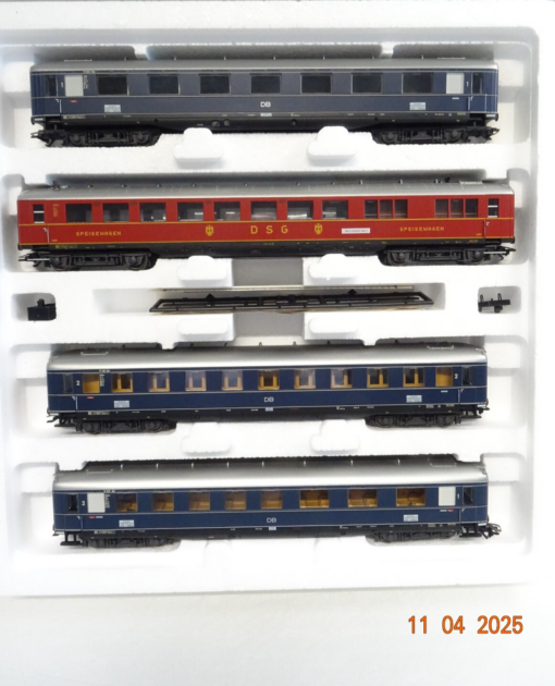 Märklin H0 43237 Schnellzugwagen-Set 4tlg. Rheingold der DB in OVP JL8