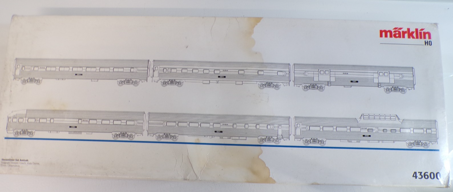 Märklin H0 43600 Streamliner-Set Amtrak 6 tlg. in OVP BH1916