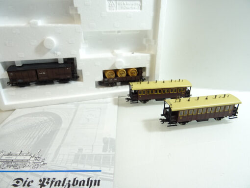 Märklin H0 43981 Nebenbahn-Zug 4tlg. der Pfalz Bahn in OVP AR6916 – Bild 3