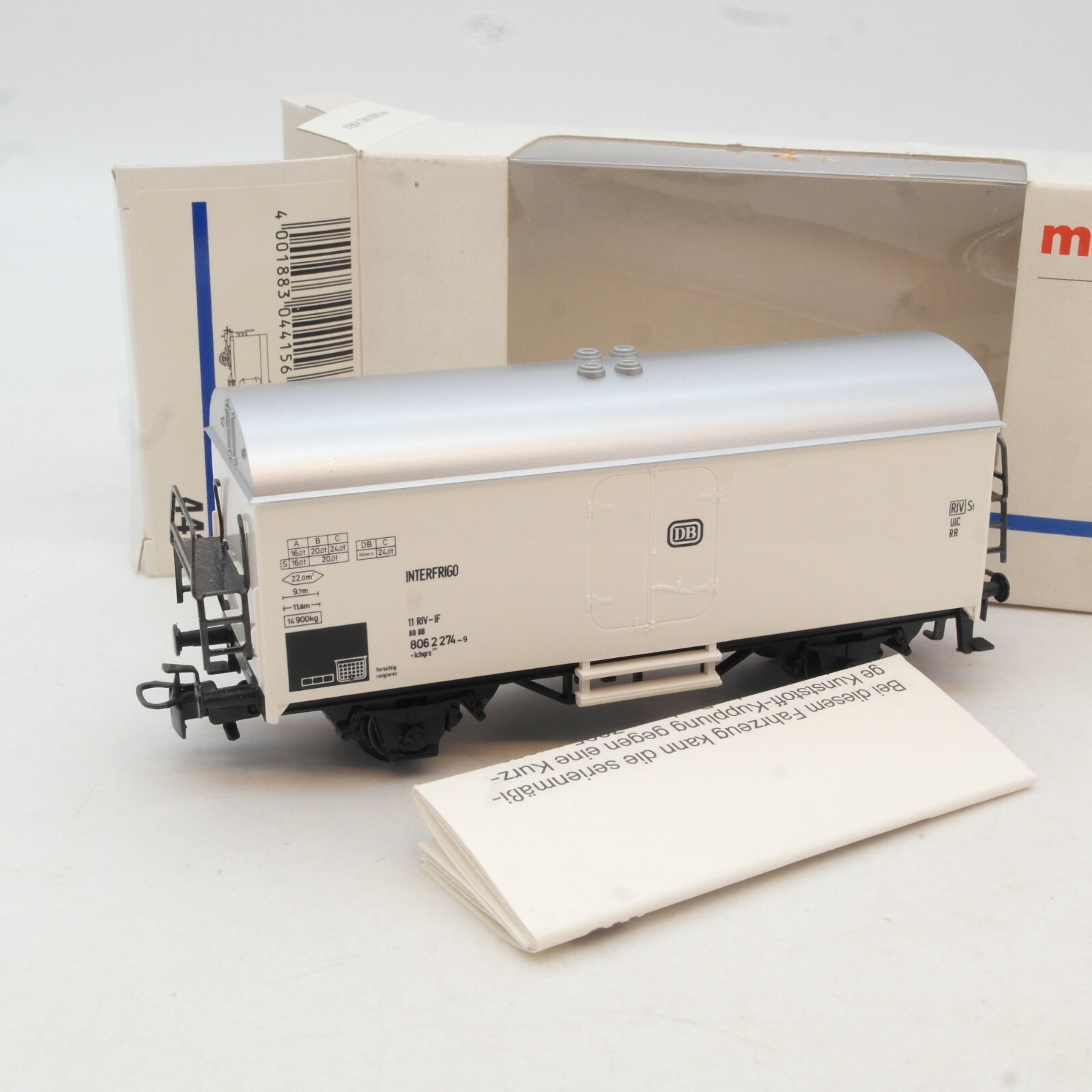 Märklin H0 4415 Kühlwagen Interfrigo der DB in OVP RG2643 – Bild 3