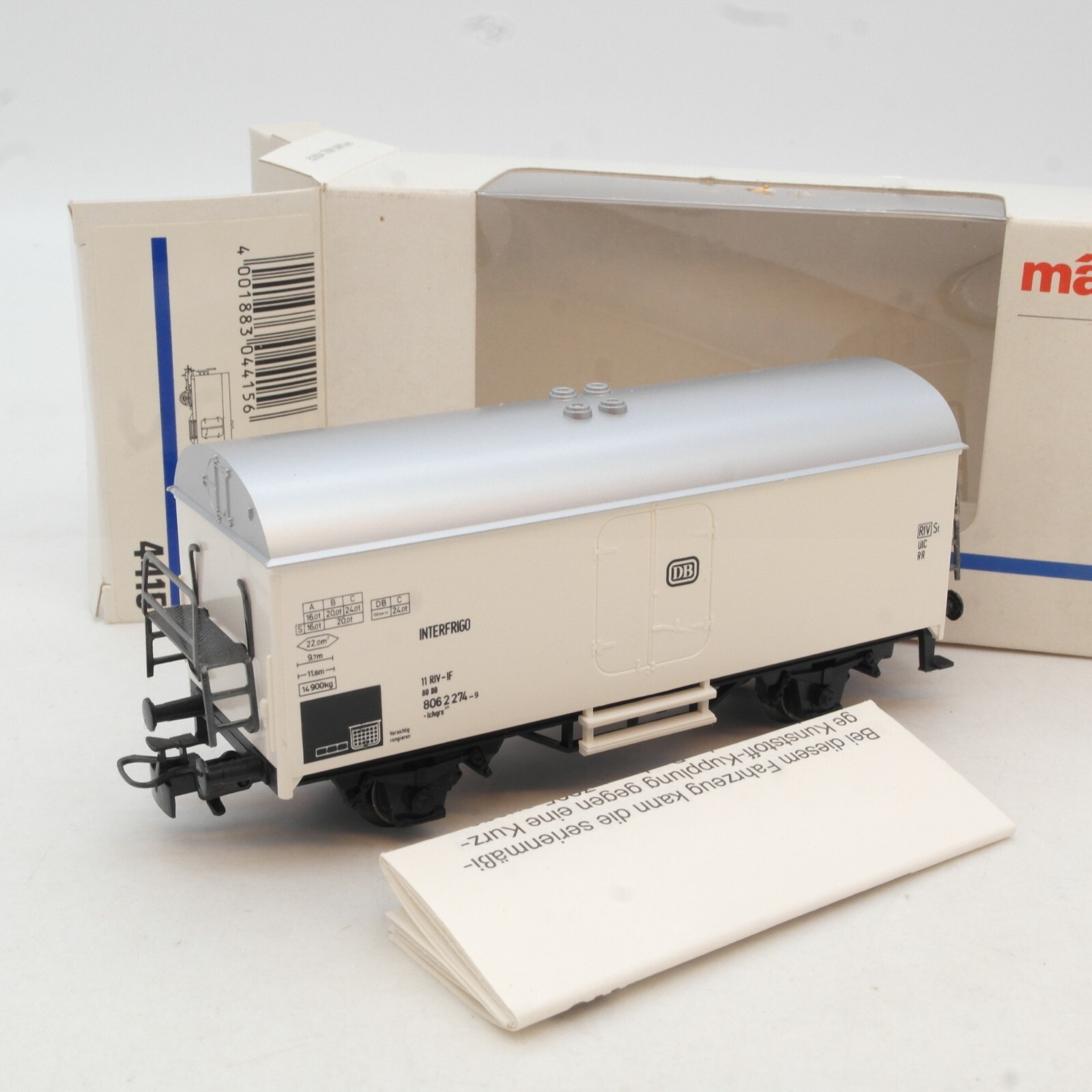 Märklin H0 4415 Kühlwagen Interfrigo der DB in OVP RG2643