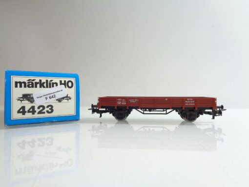 Märklin H0 4423 Niederbordwagen der DB in OVP F642
