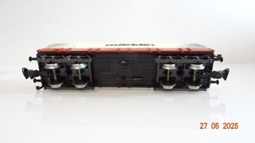 Märklin H0 4475 Niederbordwagen mit Plane der DB in OVP PR8086 – Bild 4