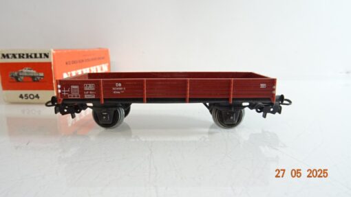 Märklin H0 4504 Niederbordwagen der DB in OVP PR8098 – Bild 3