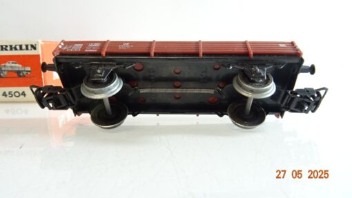 Märklin H0 4504 Niederbordwagen der DB in OVP PR8098 – Bild 4