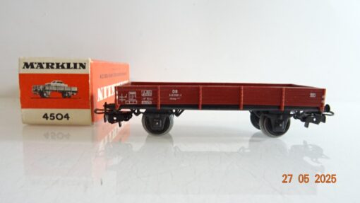 Märklin H0 4504 Niederbordwagen der DB in OVP PR8098