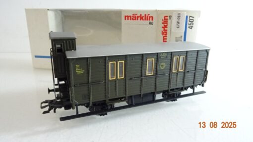 Märklin H0 4507 Güterwagen Postwagen Bahnpostwagen der DRG in OVP RR2813