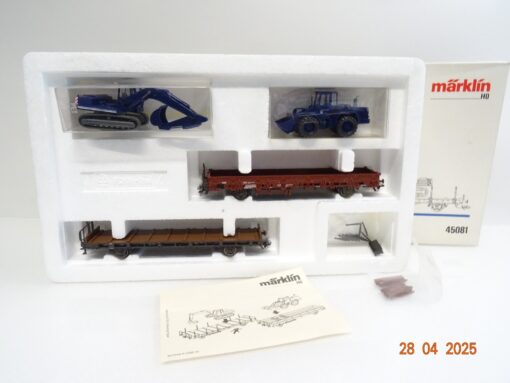 Märklin H0 45081 Wagen-Set Technisches Hilfswerk der DB in OVP JL329