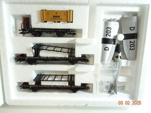 Märklin H0 45093 Wagen-Set Flugzeugtransport 3 tlg. der DR in OVP PR5682 – Bild 3