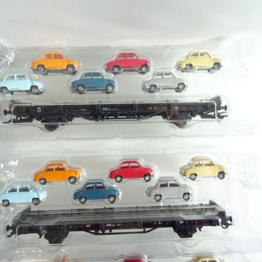 Märklin H0 45098 Autotransportwagen-Set/Epoche III in OVP PR6862 – Bild 4