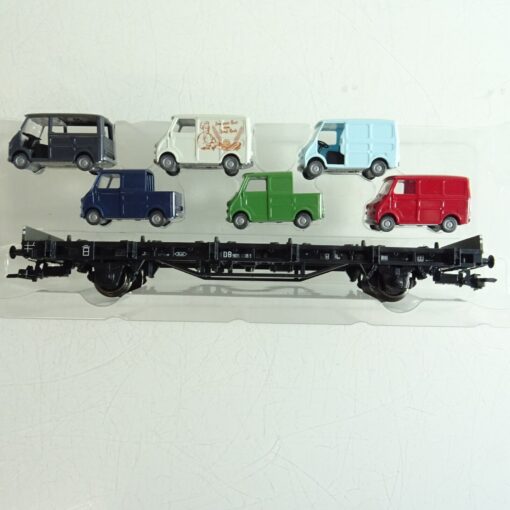 Märklin H0 45099-03 Autotransportwagen mit Ladung in OVP PR6859 – Bild 3