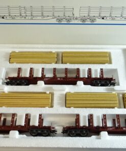 Märklin H0 4516 Wagen-Set Holztransport 3 tlg. der DB in OVP PR9627