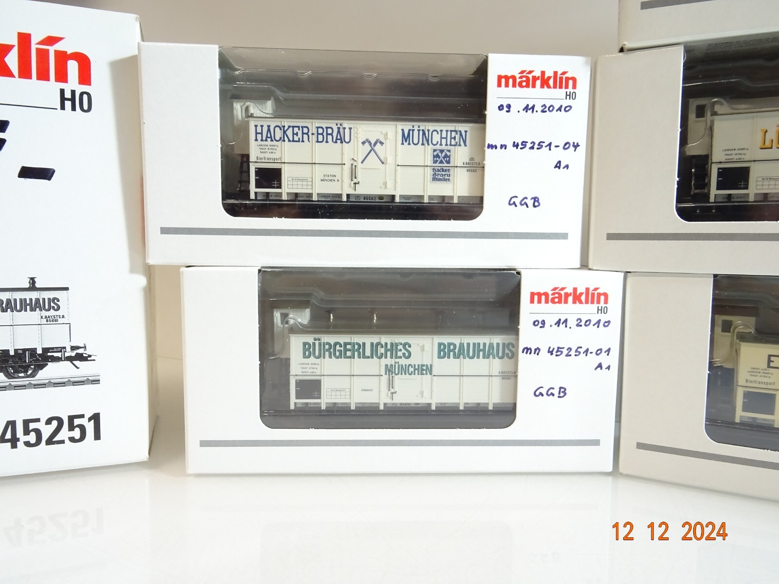 Märklin H0 45251 Bierwagen-Set der K.Bay.Sts.B. in OVP PR4760 – Bild 3