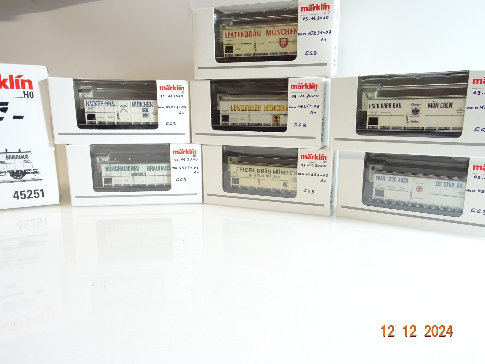 Märklin H0 45251 Bierwagen-Set der K.Bay.Sts.B. in OVP PR4760