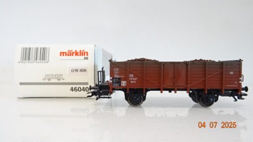 Märklin H0 46040 Hochbordwagen mit Ladung der DB in OVP PR8884