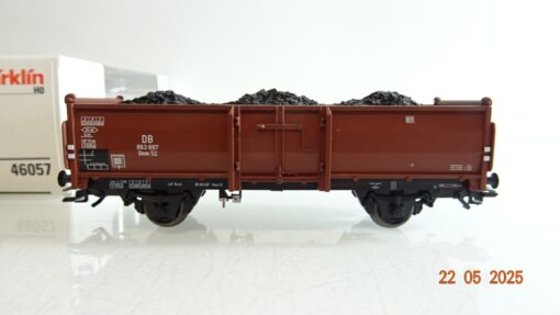 Märklin H0 46057 Hochbordwagen mit Kohleladung der DB in OVP PR7943 – Bild 3