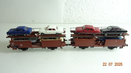 Märklin H0 46122 Set Autotransportwagen mit 8 PKW RR2602 o. – Bild 3