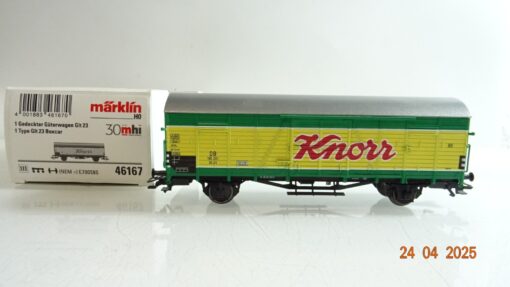Märklin H0 46167 gedeckter Güterwagen Knorr der DB in OVP PR7209
